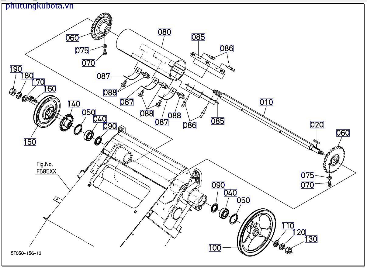 Trục truyền động ống dẫn >=VN13682